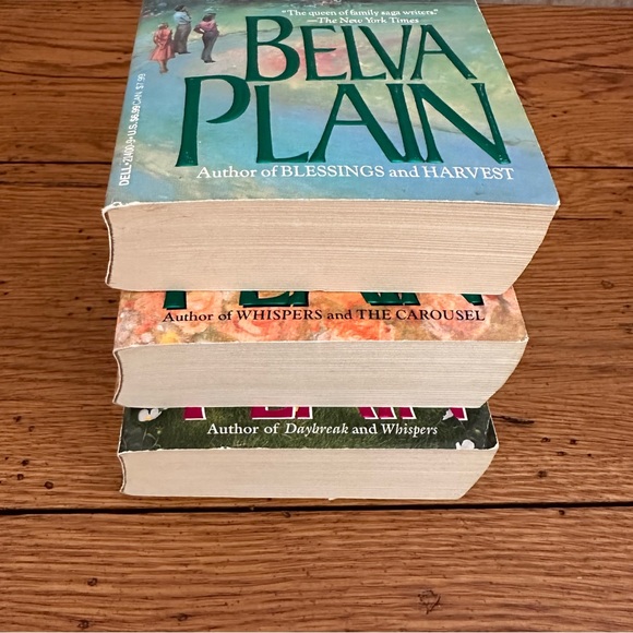 Belva Plain Romance Novel Lot - 3 Paperback Books - Picture 3 of 6